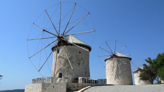 Alaçatı, windmills, august 2014 Alaçatı, windmills