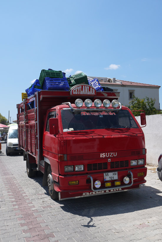 Alaçatı, truck, august 2014 Alaçatı, truck