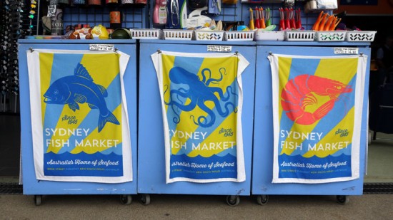 Sydney, Fish Market stand, April 2014 Sydney, Fish Market stand