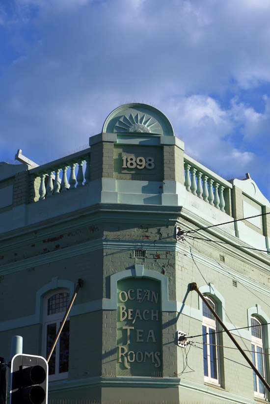 Sydney, Manly, old facade, April 2014 Sydney, Manly, old facade