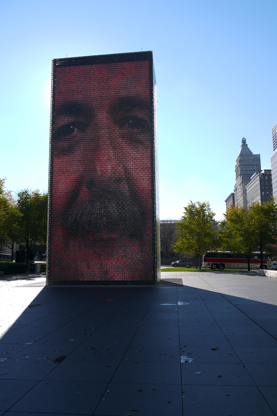 Chicago, Crown fountain, nov. 2013 Chicago, Crown fountain