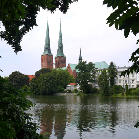 Lubeck, church, july 2013 Lubeck, church