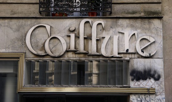 Typographies parisiennes, Coiffure, rue Montcalm, avr. 2015 Typographies parisiennes,, Coiffure, rue Montcalm